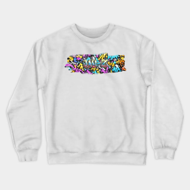 Street Graffiti JayZ Crewneck Sweatshirt by LittleSamantha